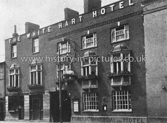 The White Hart Hotel, off Tindal square, Chelmsford, Essex. c.1918